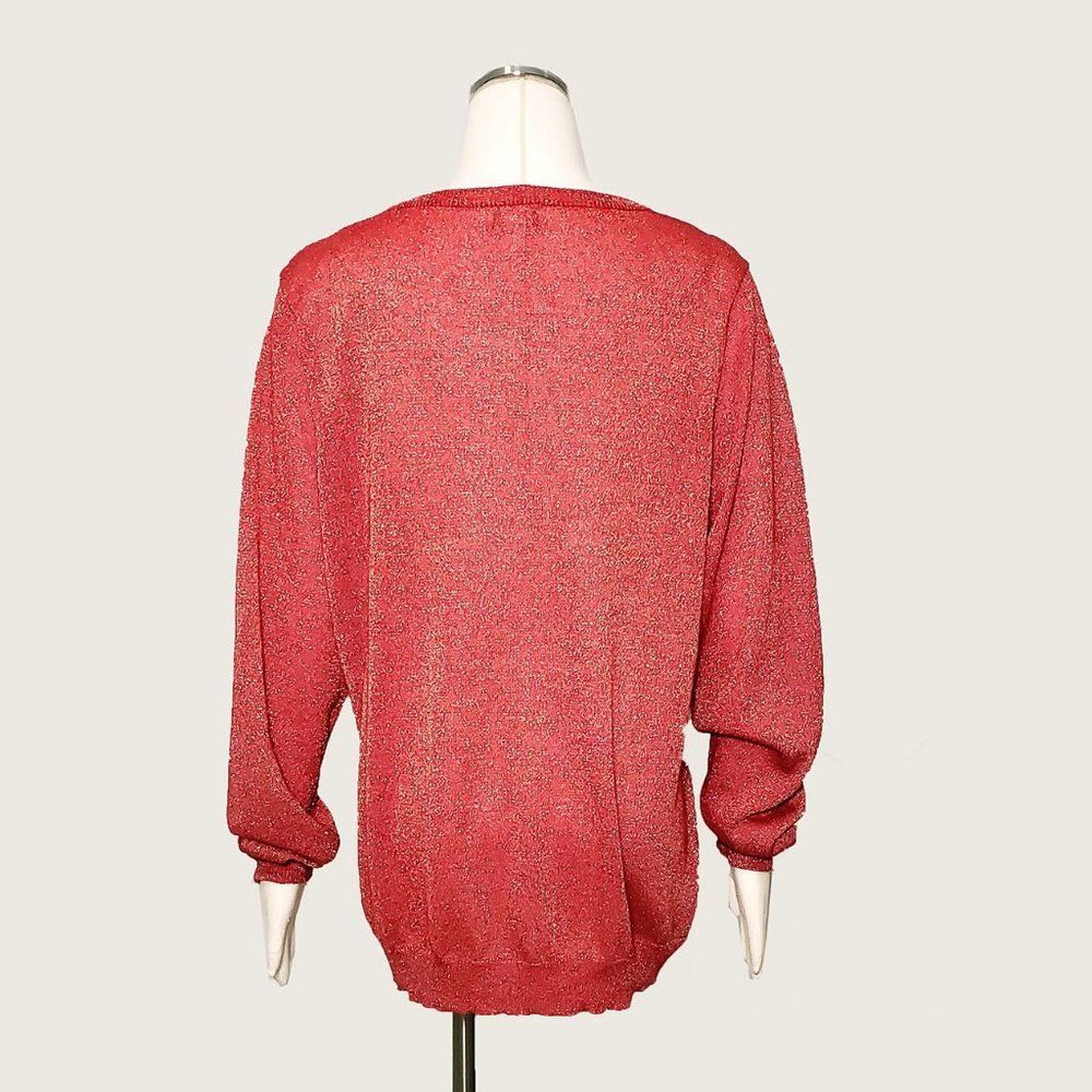 Basic Editions Metallic Cardigan - Picture 5 of 8